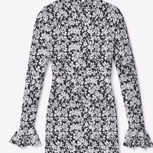 Michael Kors Floral Bell Sleeve Knit Dress